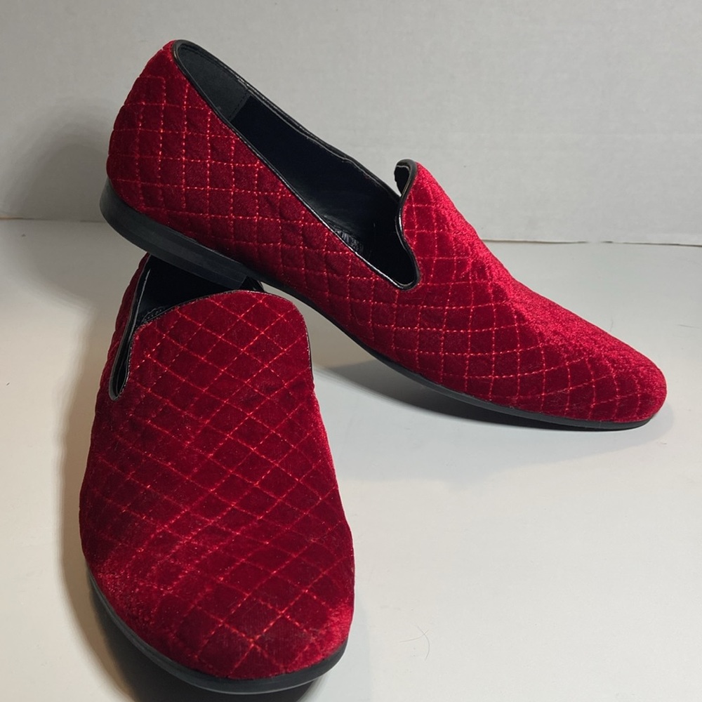 Giorgio Brutini Red Velvet Loafer